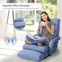Folding Floor Sofa Bed, Adjustable Lounger Floor Sofa, Padded Floor Recliner Chair