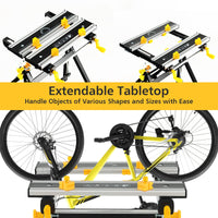 Folding Work Table 125kg Load Capacity, Portable Workbench