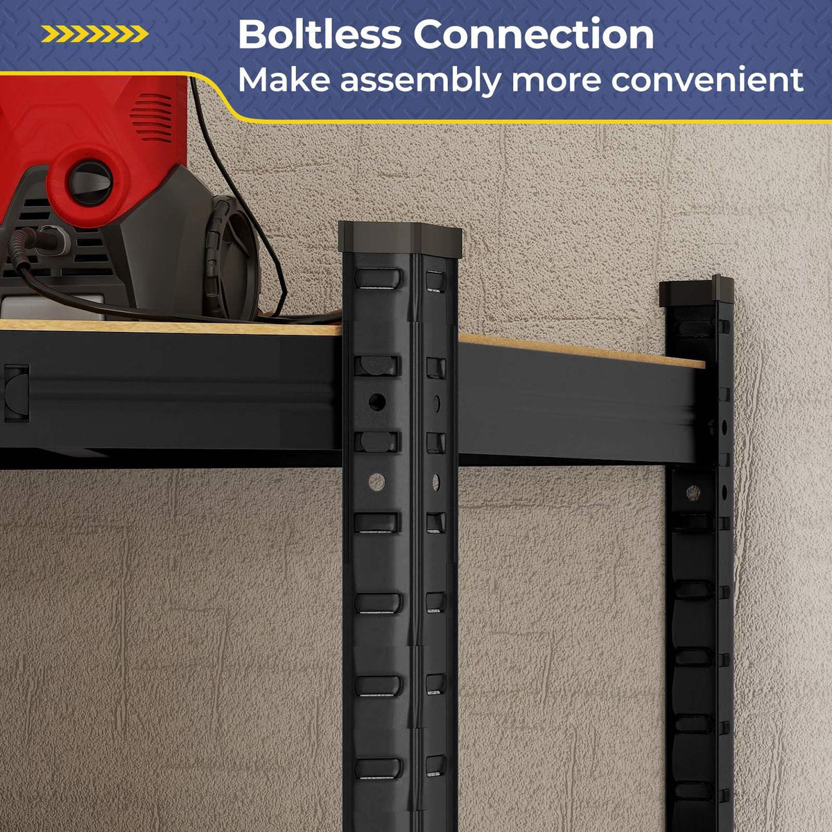 Giantex 4-Tier Corner Shelving Unit, Adjustable Garage Storage Utility Rack