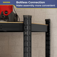 Giantex 4-Tier Corner Shelving Unit, Adjustable Garage Storage Utility Rack