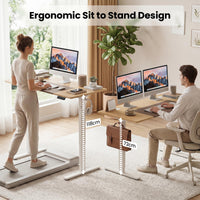 Giantex 120 CM Standing Desk, Height Adjustable Stand Up Desk