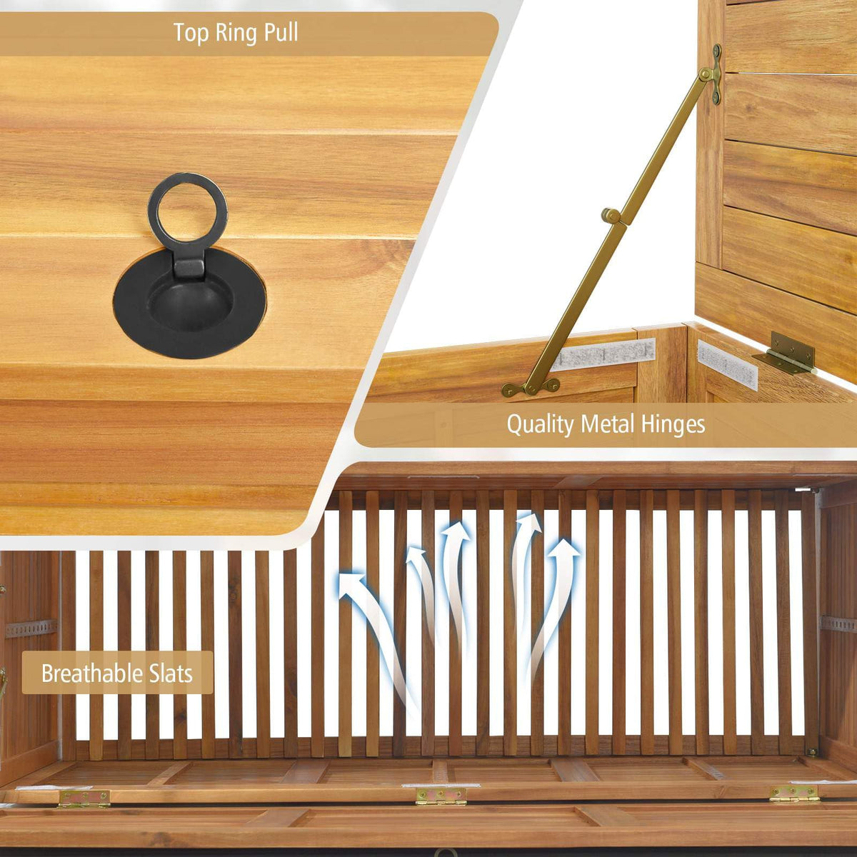 182L Outdoor Storage Box on Wheels