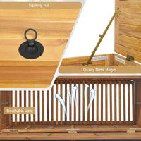 182L Outdoor Storage Box on Wheels