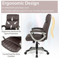 Giantex Executive Ergonomic 360° Swivel Office Chair