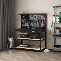 121 x 61 cm Workbench, 230 kg Heavy-Duty Work Table