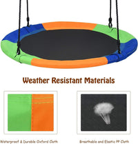 100 cm Flying Saucer Tree Swing for Kids, Play Swing