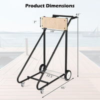 330 LBS Boat Motor Stand, Portable Outboard Engine Cart