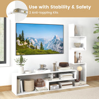 Giantex Cube TV Stand for TVs up to 50”, Media Console Table