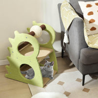 2-Tier Modern Cat Tree for Indoor Cats