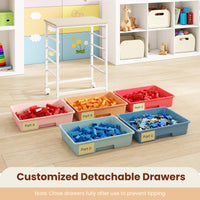 Giantex Rolling Cart with 5 Drawers