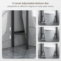 Over The Toilet Storage Rack, 3-Tier Bathroom Shelf Organizer