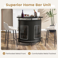 Giantex Industrial Home Bar Unit, 4-Tier Bar Table