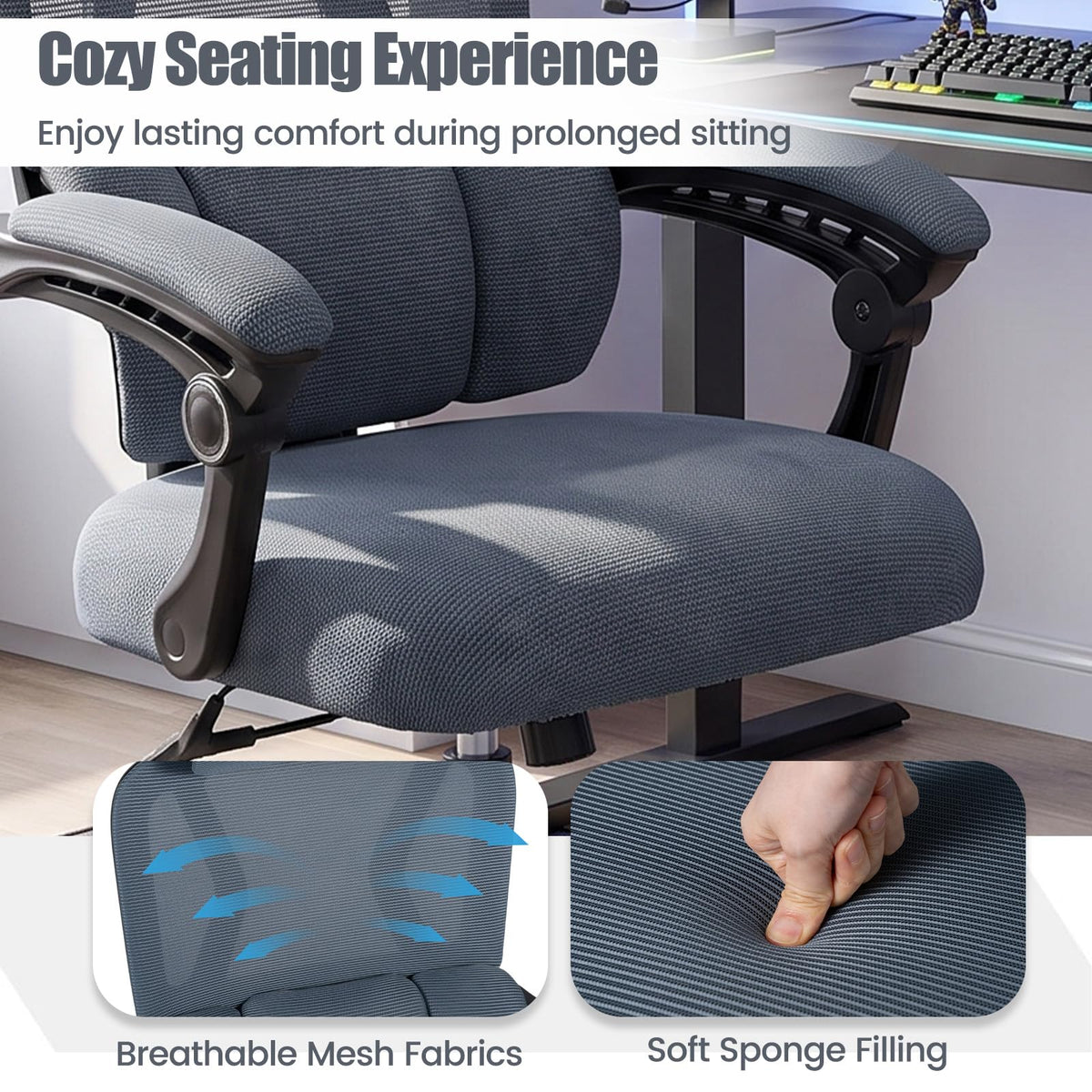 Giantex Ergonomic Office Computer Mesh Chair w/High Back