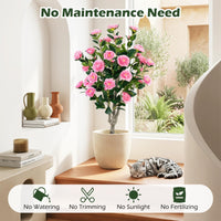100cm Artificial Camellia Tree for Home Office or Porch Decoration