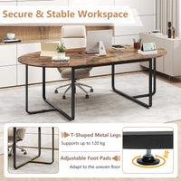 240.5cm Oval Conference Table