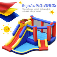 Inflatable Bounce House with Large Jumping Area, Dual Slide