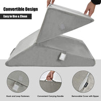 Giantex Bed Wedge Pillow, Adjustable Memory Foam Incline Cushion