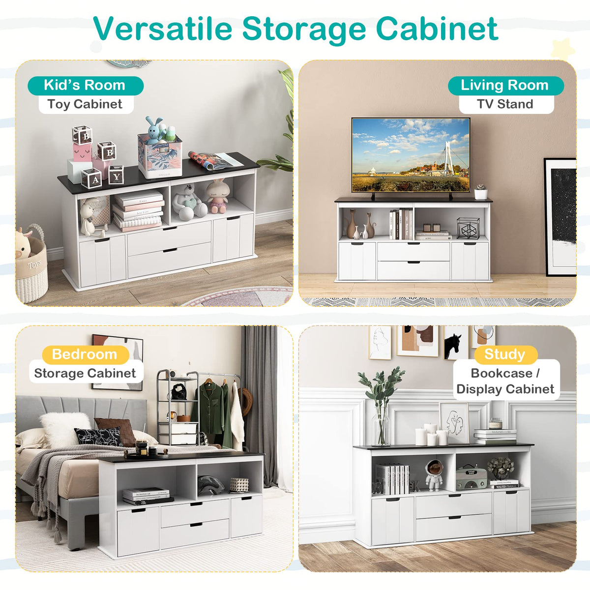 Giantex Toy Organizer for Children's Room & Living Room