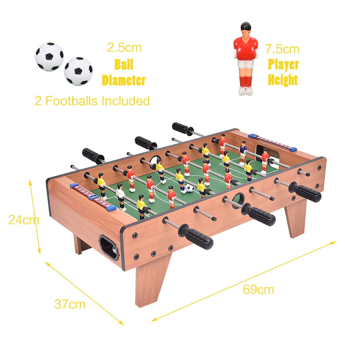 Multi Game Soccer Table Set/Foosball Table, Combo Game Combination Table Set