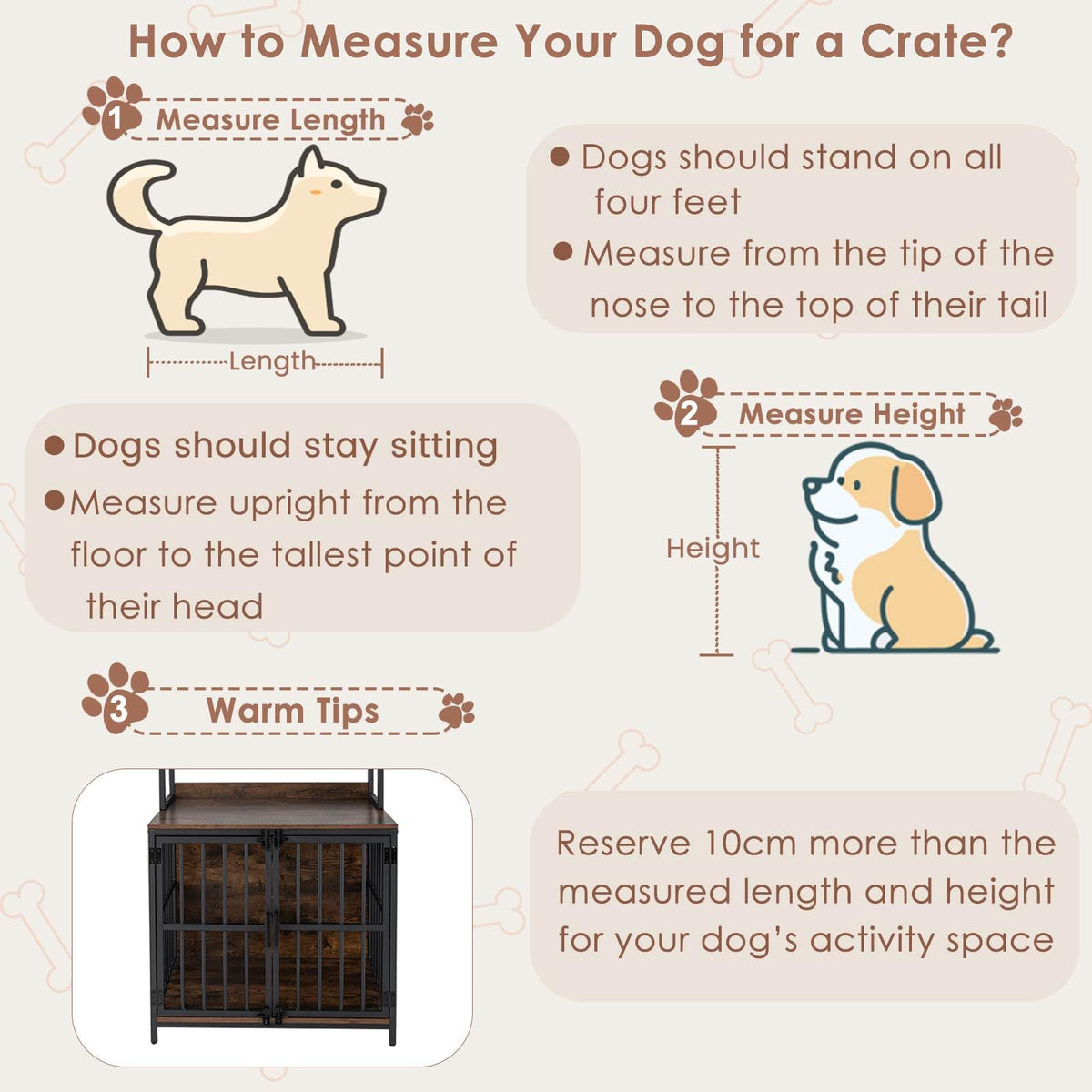 Dog Crate Furniture w/Storage Shelves