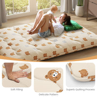 Roll up Mattress Floor Lounger Bed Foldable Tatami Mat Portable Sleeping Pad