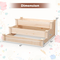 Giantex 3-Tier Raised Garden Bed, Tiered Planter Box