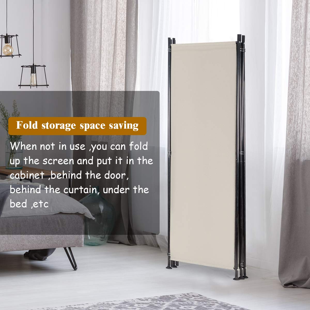 Portable Fiber Wall Divider for Home Office