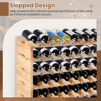 Stackable Modular Wine Rack 6-Tier 72 Bottles Wine Bottle Holder
