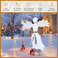 LED Christmas Light, Pre-lit Lighted 3D Angel