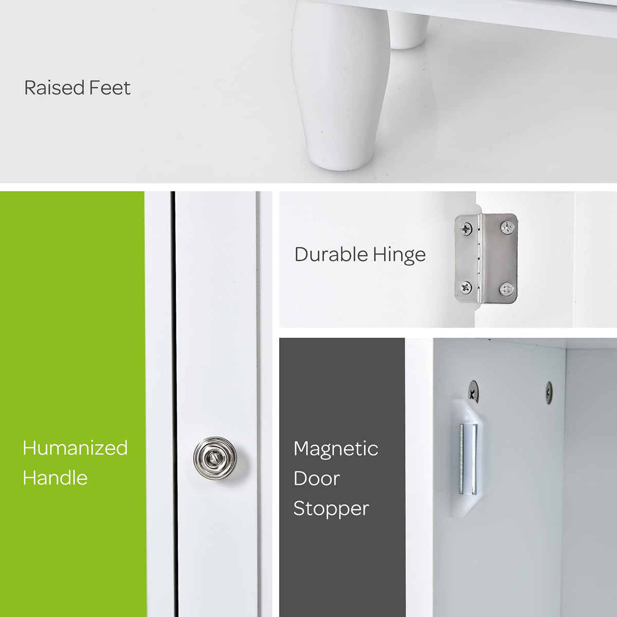 Freestanding Tall Bathroom Storage Cabinet