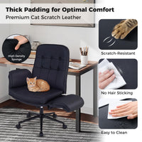 Criss Cross Chair with Rocking Backrest and Removable Cushion