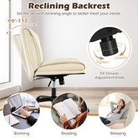 Cross Legged Chair with Wheels