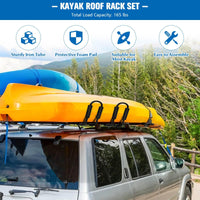 et of 4 U-Bar Kayak Racks with Bandage