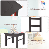 2-in-1 Kids Activity Table and Chair Set with Storage