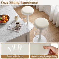 Giantex Bar Stools Set of 2, Kitchen Bar Stools Counter Height Chairs