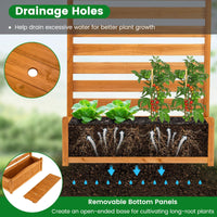 Air Conditioner Fence with Planter Box and No-Dig Kit