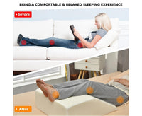 Giantex Wedge Pillow, Leg Elevation Pillow with 1.5” Memory Foam