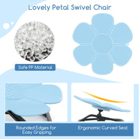 Petal Sensory Swivel Chair with Non-Slip Metal Base for Autistic Kids