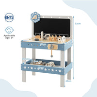 Kids Play Tool Workbench Set with 61 PCS Tool & Parts Set for Age 3/4/5 Years Old