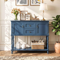 Console Table with 2 Drawers & 2 Door Cabinets
