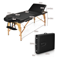 Giantex 3 Folding Portable Massage Table