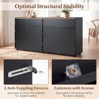 Giantex 160cm Sideboard Buffet Cabinet with Storage