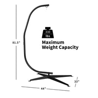 Giantex Hammock Chair Stand Only, Heavy Duty Steel C-Stand
