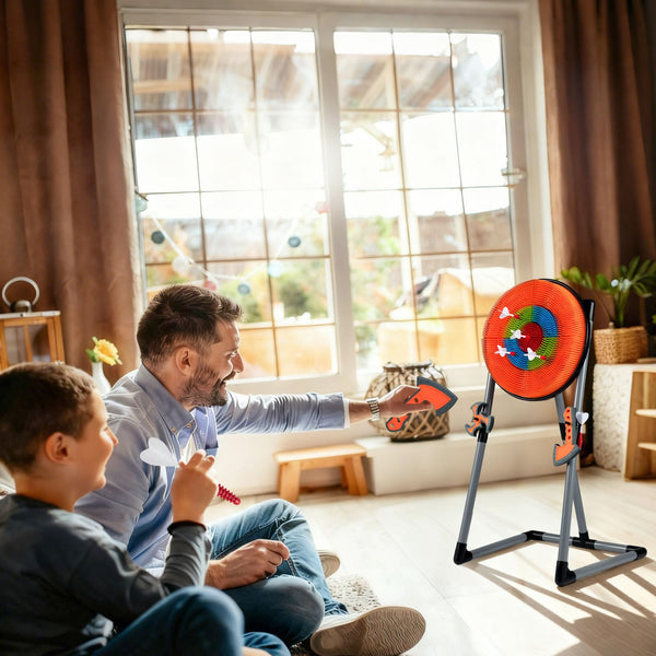 3 in 1 Throwing Target Set Kids Throwing Game with 3 Throwing axes