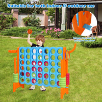 Giant 4-in-A Row, Jumbo 4-to-Score Giant Game Set for Kids & Adults