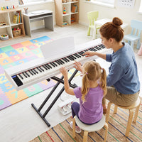 88-Key Keyboard Piano Set Full Size Semi-weighted Digital Piano
