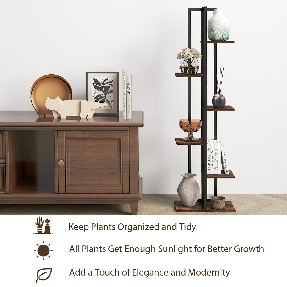 Giantex 3 PCS Plant Stand Indoor Set