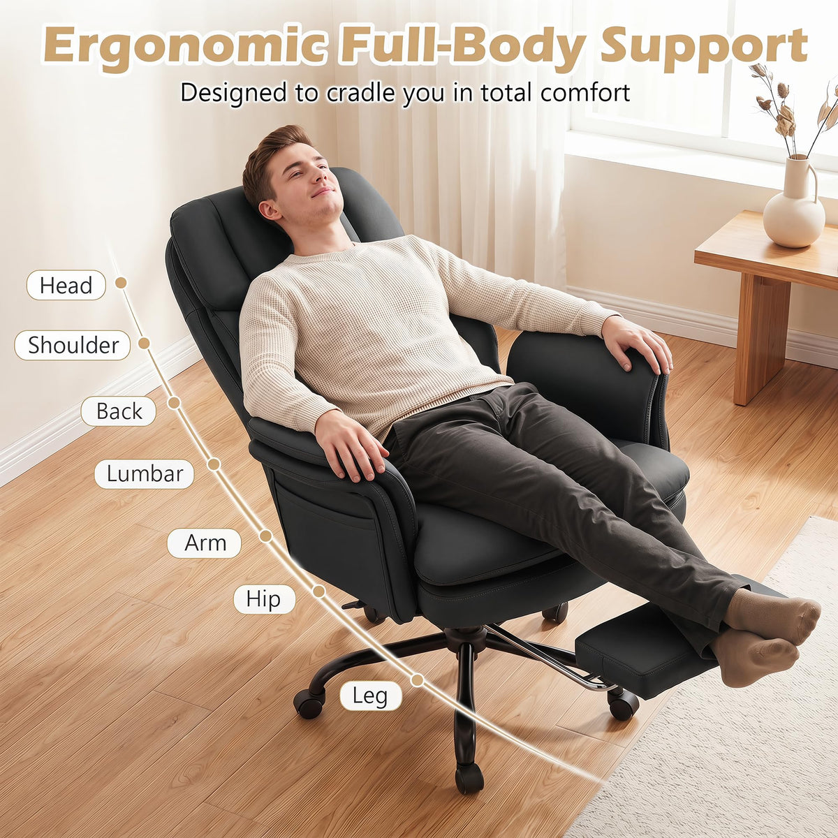 Giantex Ergonomic Big & Tall Executive Chair