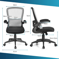 Giantex Lightweight Mesh Office Chair, Ergonomic Reclining Swivel Executive Chair w/Adjustable Backrest