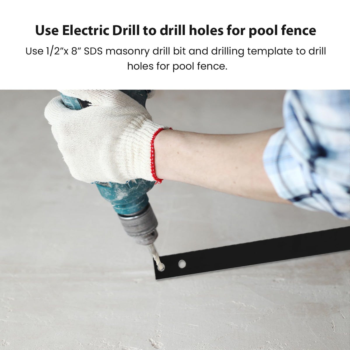 Mesh Swimming Pool Safety Fence with Spring-Loaded Safety Latch System